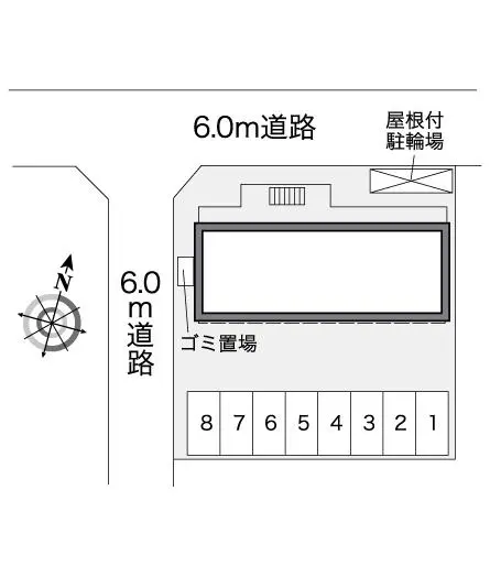 ★手数料０円★久喜市栗原　月極駐車場（LP）